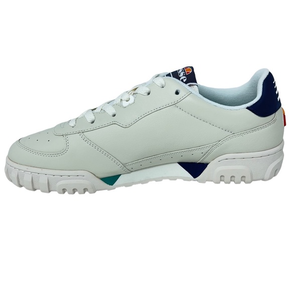 Ellesse Men’s Tanker LO LTHR AF Off White Athletic Sneakers Lace Up Shoes New - Picture 6 of 14